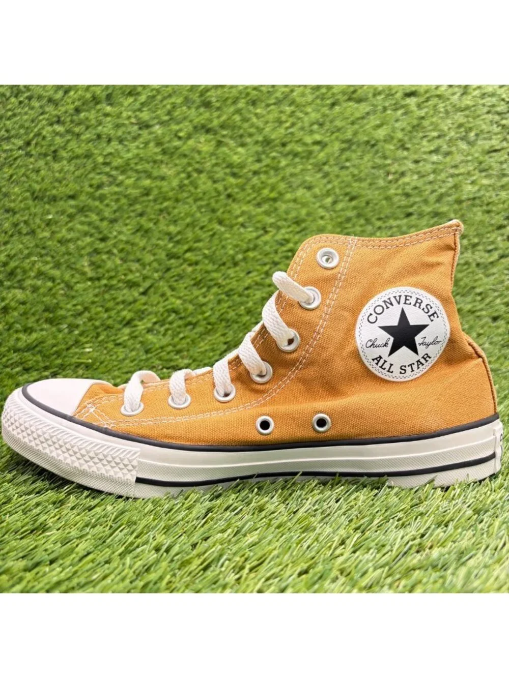 Converse Chuck Taylor All Star Hi Womens Size 7 Amber Athletic Shoes Sneakers